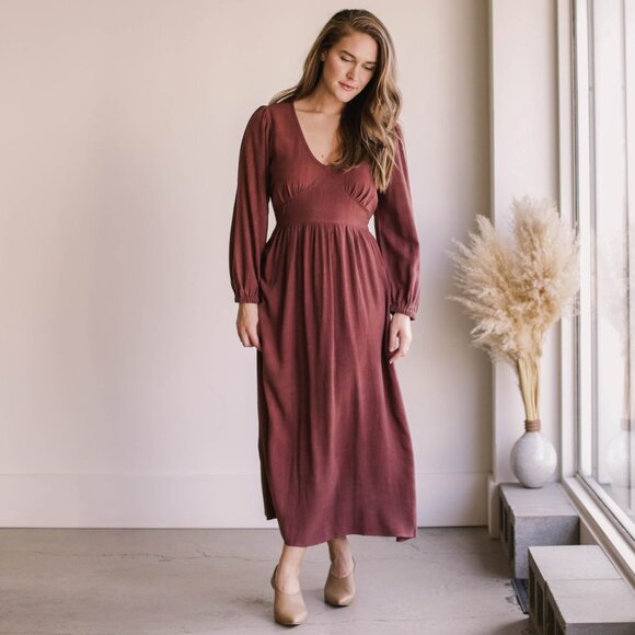 Rachel Pally Holland Dress in Brick in Size Small - Picture 4 of 12